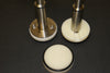 Nylon seal end for draw-off stem plunger 1.5" commercial industrial kettles shown in snap-on and bolt-on close up